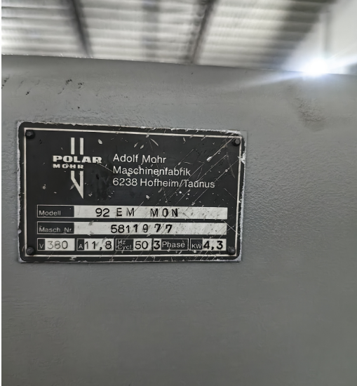 660mm 920mm 1150mm Polar Guillotine Paper Cutting Machine for Sheet Cutting in Printing