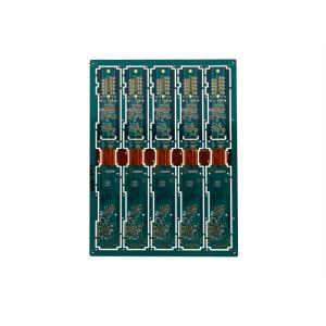 China 6 Layer Green Polyimide Fast Turn Rigid Flex PCB TG150 1.6mm For 3D Stereo on sale