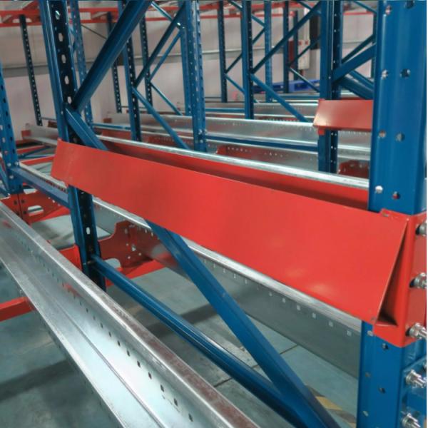 Powder Coated Radio Shuttle Racking System For Cold Storage / Food Production