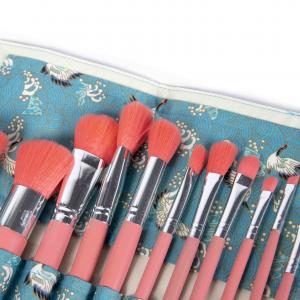 China 13piece Pink Super Soft Hair Face Makeup Brush Set Eye Lash Brushes factory
