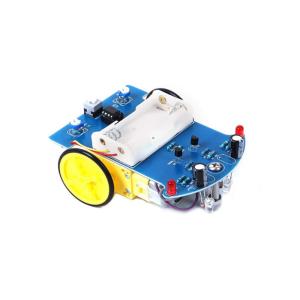 D2 - 1 Intelligent Arduino Car Robot , Yellow / Bule Arduino Robot Car Kit