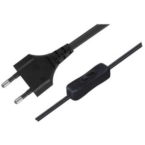 European VDE Power Cord AC IEC 3 Ft Extension Cord With Switch