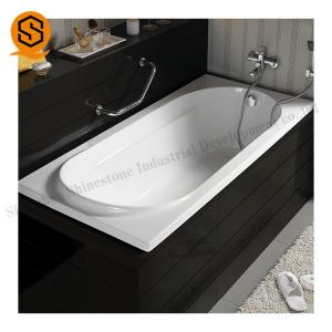 China Solid Surface Acrylic Drop In Tub Ergonomically Designed For Apartment on sale