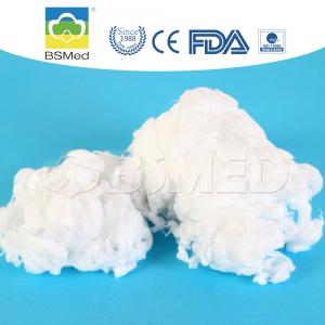 China Bleached / Unbleached Cotton Comber Noil For Spinning Yarn And Water Absorption Cotton factory