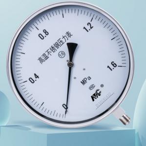 China Y250BF Stainless Steel Pressure Gauge 250mm Radial Direction factory
