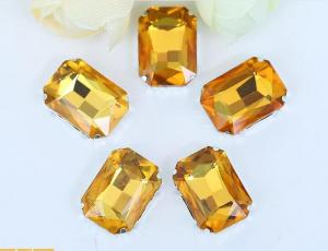 China rhinestone claws setting Glass beads jewelrys setting for sew on factory