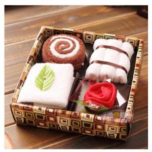 China New creative promotion gift product wedding gift luxury towel factory