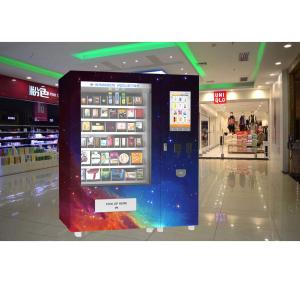 China Refrigerated Milk Sandwich Fruit Snack Vending Machine For Shopping Mall Train Station Non-touch Payment Method on sale