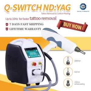 China Pico Q Switched Nd Yag Laser 1064nm 532nm Tattoo Removal Machine factory
