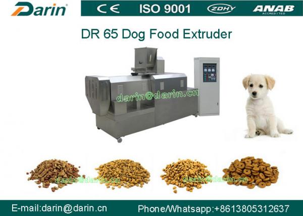 China Stainless Steel Automatic Pet Food Extruder Machine / Dry Pet Food Machine factory
