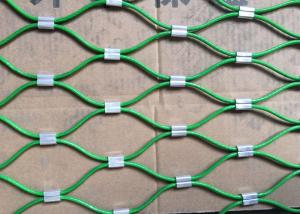 China Softly Flex Decorative Wire Mesh Fencing , PVC /  Nylon Woven Rope Mesh factory