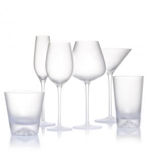China Haute Couture 6 Piece Frosted Acid Etched Wine Glasses Wine Glass Set Gift factory