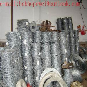China hot-dip galvanized steel coiled barbed wire/2018 hot sale galvanized or PVC coated barbed wire/barbed wire price per ton factory