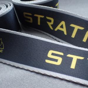 China Customized Non Elastic Embroidered polyester webbing straps factory