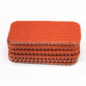 China Recycled Red Running Track Surface Material Prefabricated Playground Flooring Type factory