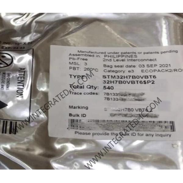 STM32H7B0VBT6 Microcontroller MCU 280MHz High performance ARM Microcontrollers