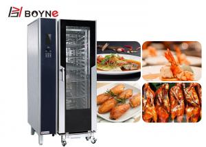 China 20 Trays Combi Oven 304  Professional Kitchen Oven Restaurant Electric Combi Oven factory