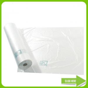 China Customized Flat Food Grade Plastic Liner , Supermarket Plastic Bags Roll factory