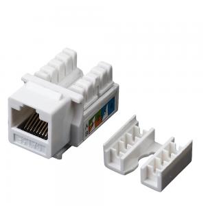 China Exact Cables Cat5e/Cat6/Cat6A Networking Module Rj45 Keystone Jack for Cat3/Cat5e/Cat6 on sale
