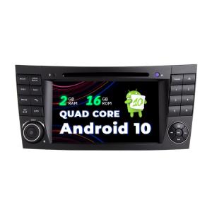 China W211 E200 E300 Mercedes Benz Car Stereo Radio Quad Core Android 10.0 IPS Touch factory