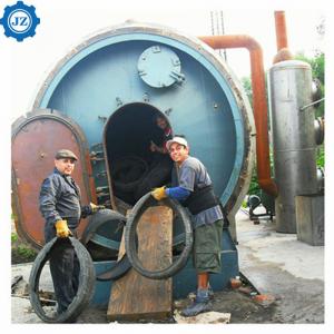 China 8 ton Per Day Small Scrap Tyres Recycling To Fuel Oil Production Equipment factory