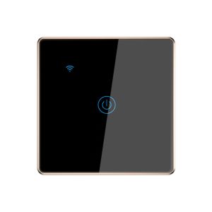 OEM New Product EU UK Standard Wifi Touch Aluminum Frame Smart Wifi Home Tuya