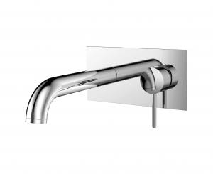 China Polished Surface Concealed Shower Mixer With Ceramic Valve factory