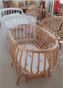 China Good quality birch bentwood baby bed for sale factory