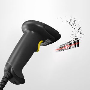 CCD Lang Range 1D Barcode Reader Screen Code Scanner USB Cable