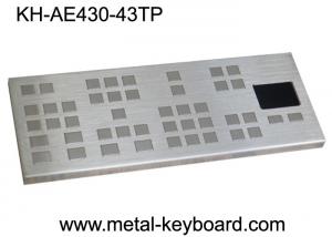 China Vandal Resistant Industrial Keyboard with Touchpad / Large keys Panel Mount Keyboard Precision on sale