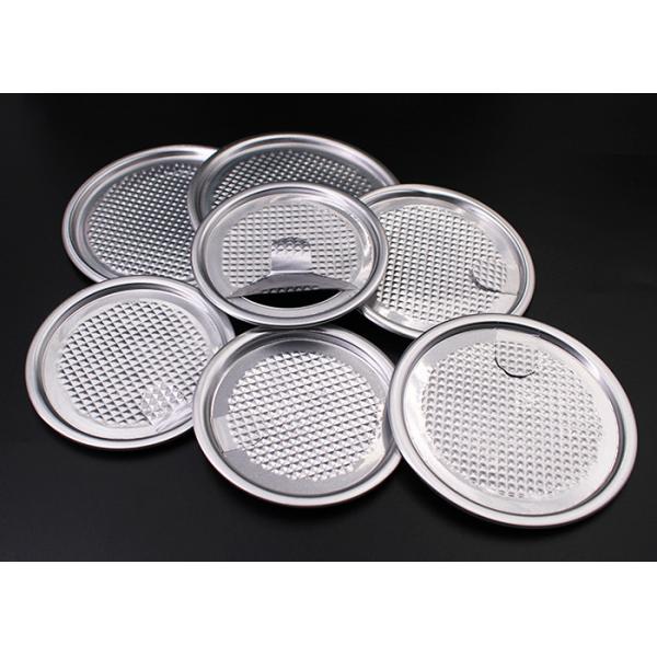 0.6mm Peel Off Aluminum Foil Seal Cap Liners For Can Tin Customized