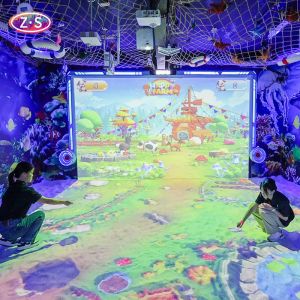 Beach Interactive Wall Projection Voice Interpretation AR Interactive Games For