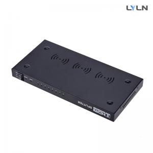 China 1in 8out HDMI Signal Splitter , Portable Long Distance Hdmi Splitter factory