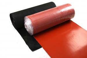 China 3300gsm Outdoor Extending Silicone Coated Fiberglass Cloth 2.0mm factory