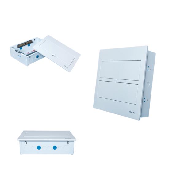 Flush Mounted 40 Way Electrical Equipment MCB Distribution Board With Full Metal
