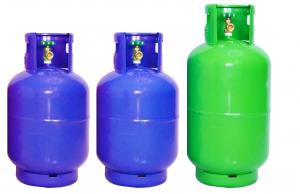 China 219mm-406mm Liquefied Gas Steel Cylinder 2.5-20KG ISO9809 on sale