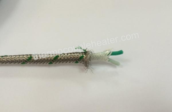 China Fiberglass / Silicone / Telfon / PVC Thermocouple Compensating Cable Type K factory