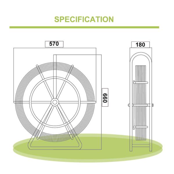 Fiberglass Conduits Rodder Underground Cable Installation Tools for Cable Push Pull