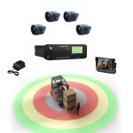 AI MDVR With 360 Function 8 Channel AHD HD Analog Input And Optional Passenger