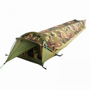 China Portable Single Camo Blvy Double Tunnel Tent Outdoor Camping Equipment factory