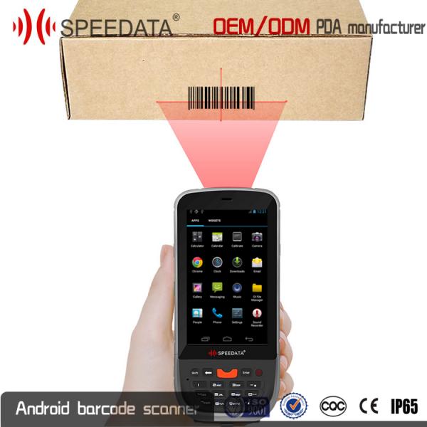 Wireless Android Barcode Scanner Handheld Computer PDA Scanner 800MP Camera