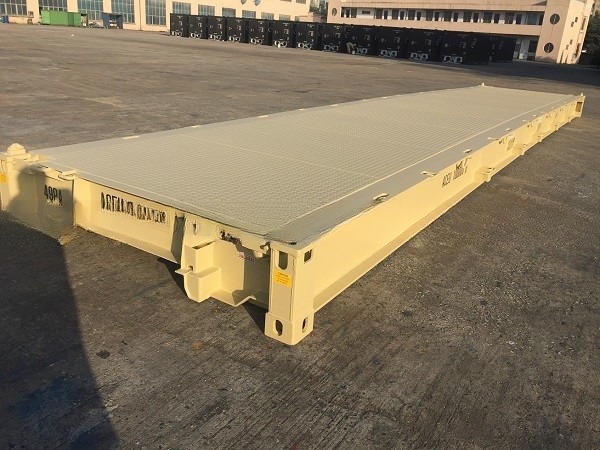 12 Meters 40 Foot CSC Certified Dry Steel Container Platform with Internal Dimensions of 12192 x 2438 x 482 mm