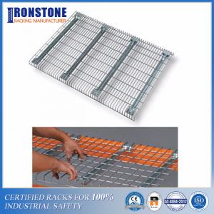 China Welded Waterfall Galvanized Finishing Metal Wire Mesh Deck For Pallet Rack factory