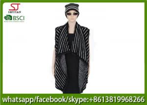 China 470g 80*80cm 100%Acrylic Woven Jacquard Cloak Poncho Hot sale  factory  keep warm fashion match clothes on sale