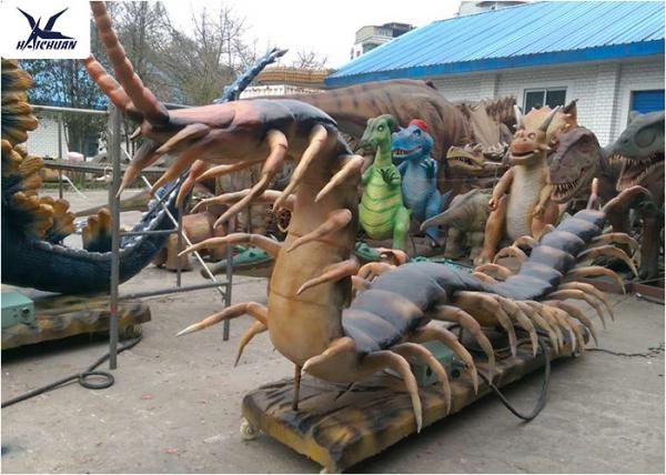 China Sunproof High Simulation Insect Models , Handmade Amusement Park​ Life Size Statues  factory