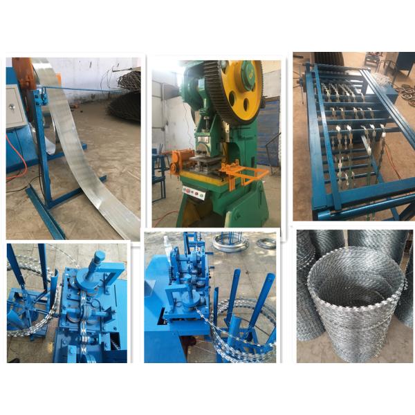 Automatic Razor Wire Making Machine / Equipment For 2.5mm Wire Diameters