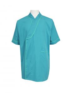 China 210 GSM 65% 35% Kimono Style Medical Uniform For Hospital Or Hotel factory