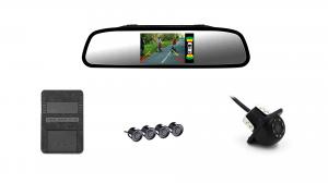China Auto 4.3 Rear View Parking Sensor System 640*480 Resolution Display Format 16 / 9 factory