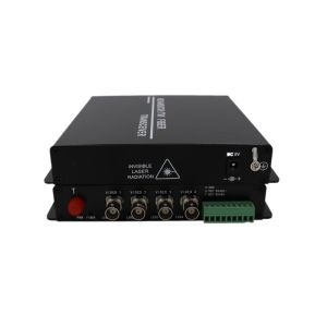 Ahd To Cvbs Video To Fiber Optic Converter Reverse Data 4CH FTTX Network
