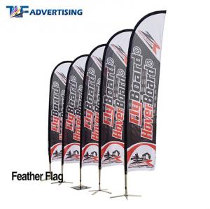 China 16ft Flag Advertising Banners Large Swooper Anti Corrosion Vertical High Precison factory